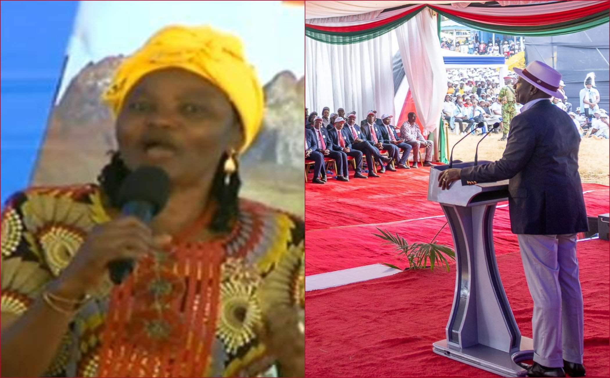 Nominated MP Dorothy Muthoni was heckled in Meru.